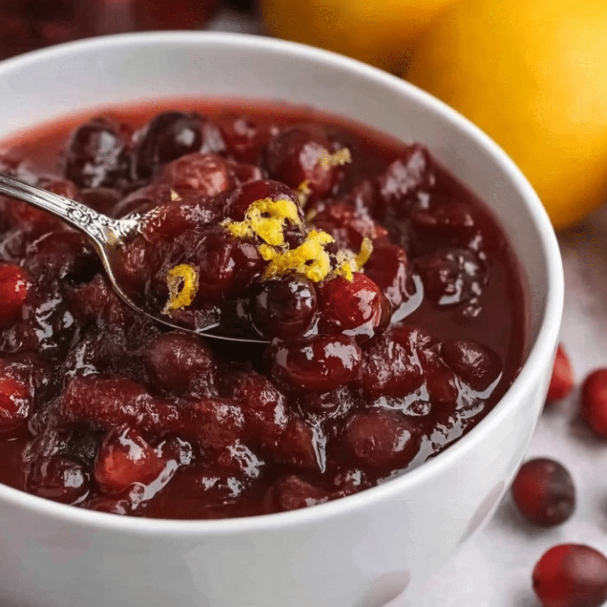 Homemade Fresh Cranberry Orange Sauce