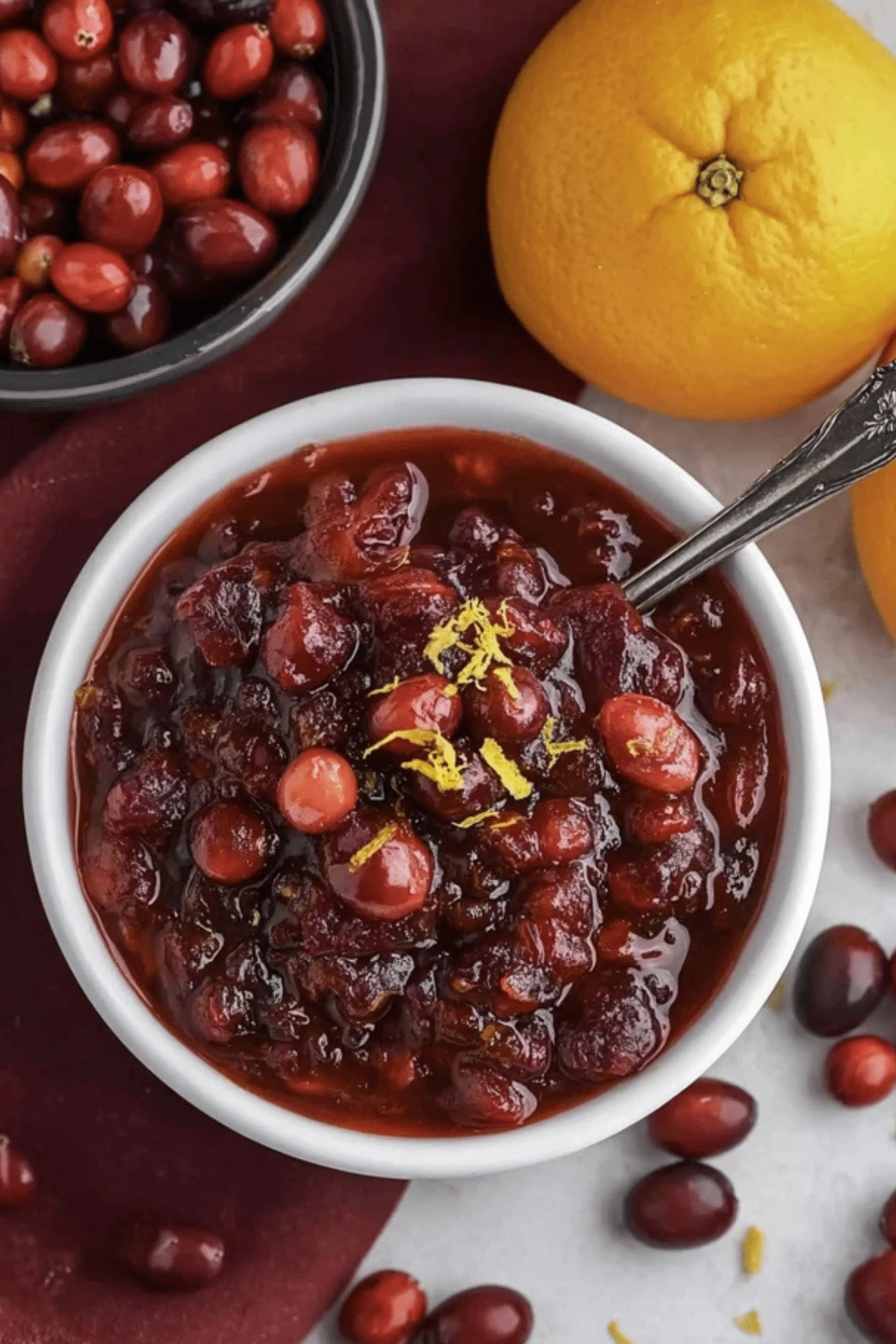 Homemade Fresh Cranberry Orange Sauce