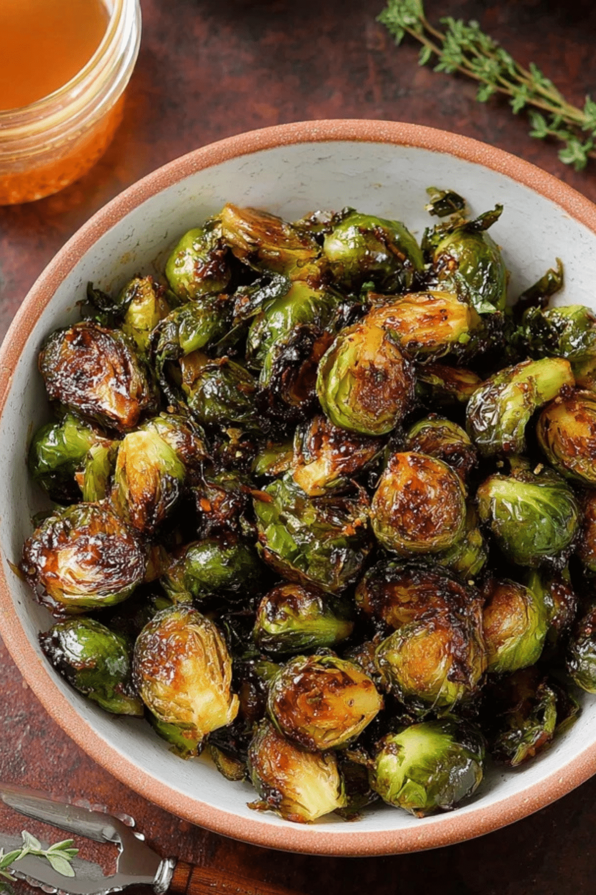 Honey Balsamic Brussels Sprouts