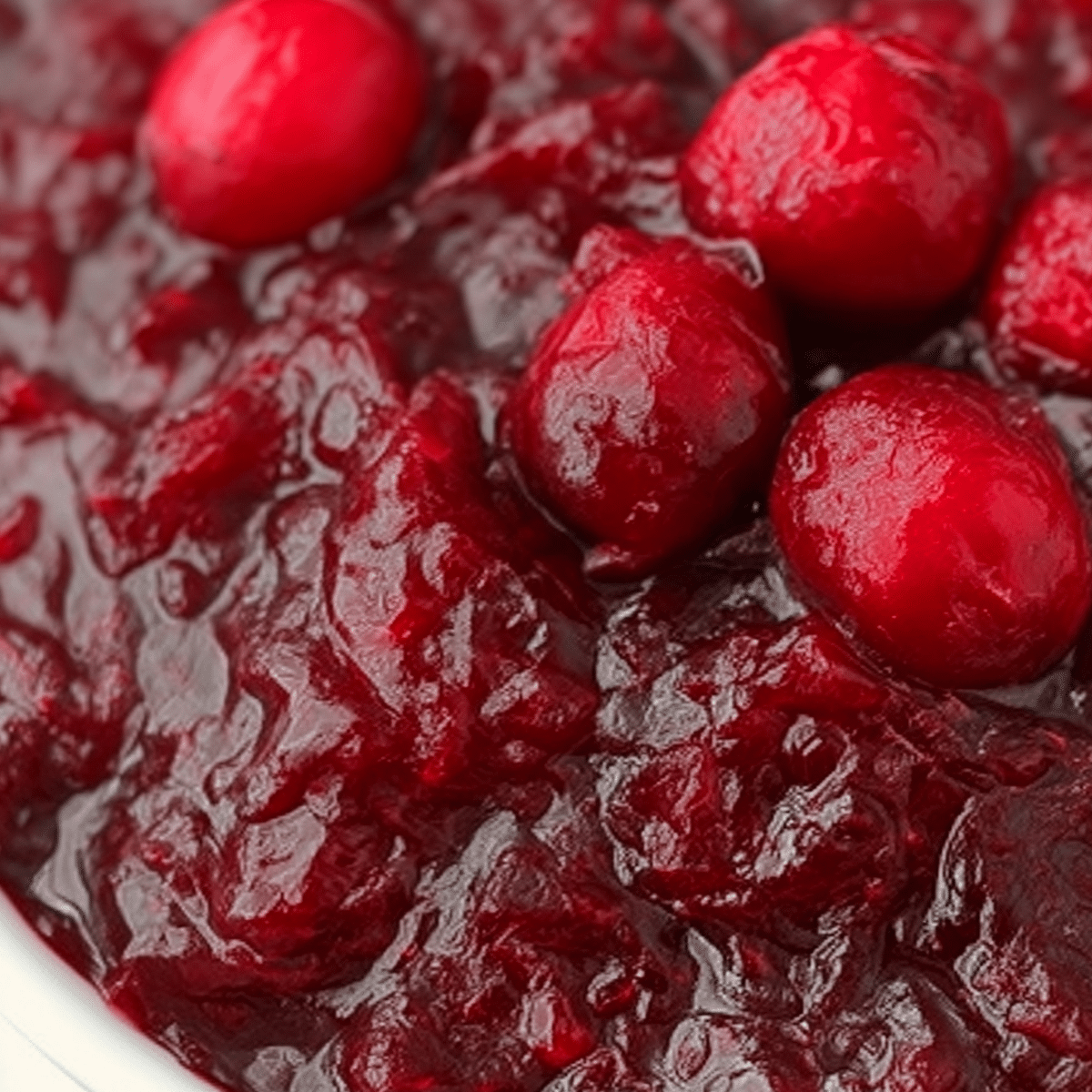 Luscious Homemade Cranberry Sauce