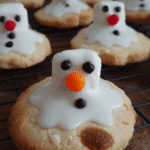 MELTED SNOWMAN BISCUITS