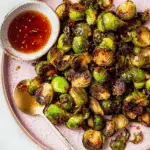 Maple Soy Glazed Brussel Sprouts