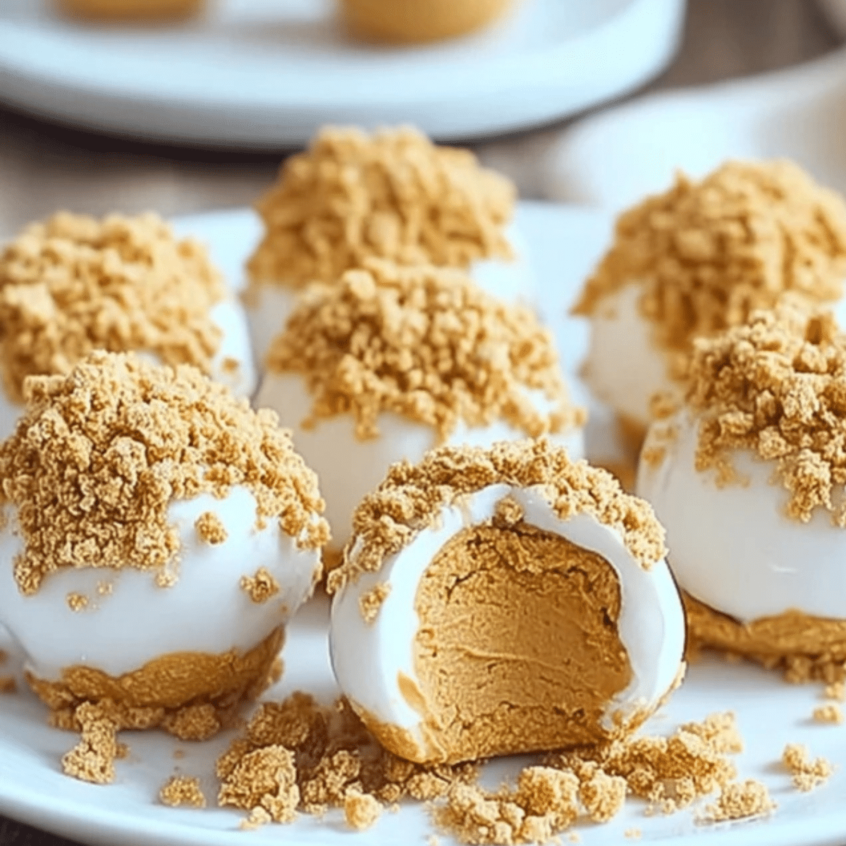 No Bake Pumpkin Cheesecake Balls