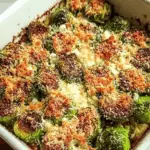 Parmesan Crusted Brussels Sprouts