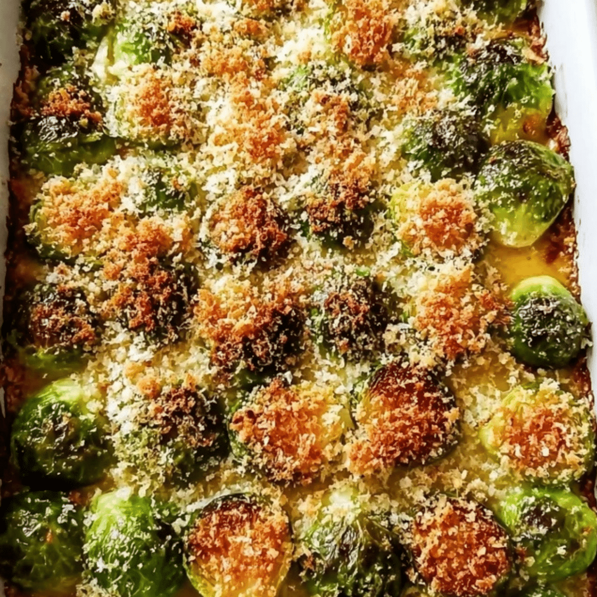 Parmesan Crusted Brussels Sprouts