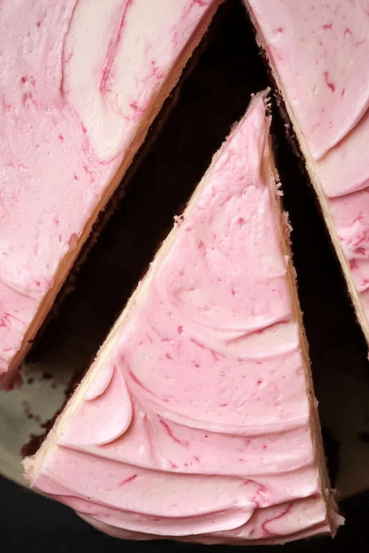 Pink marble cake