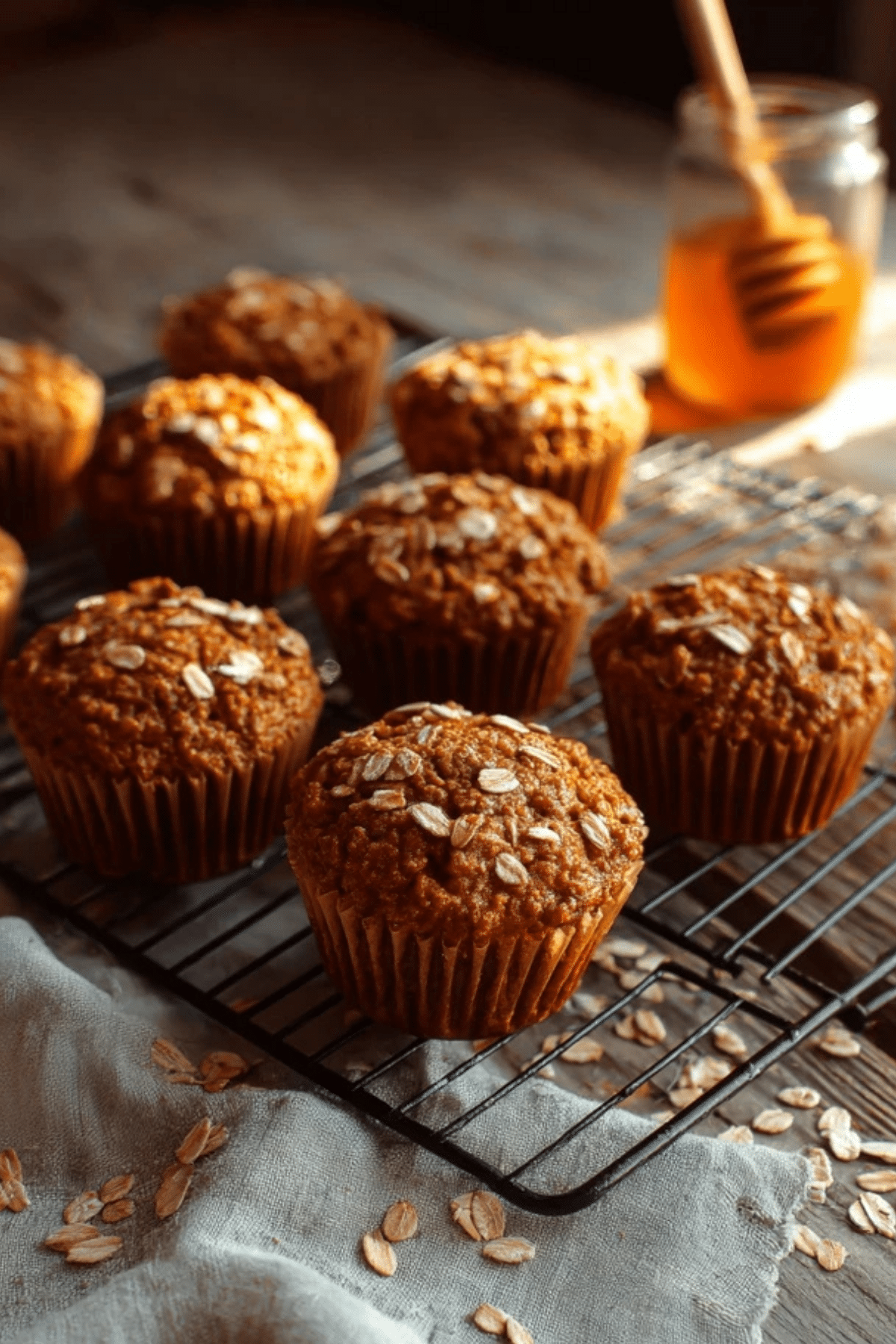 Pumpkin Oatmeal Muffins
