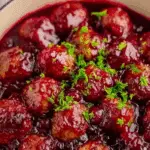 Quick Cranberry Meatballs
