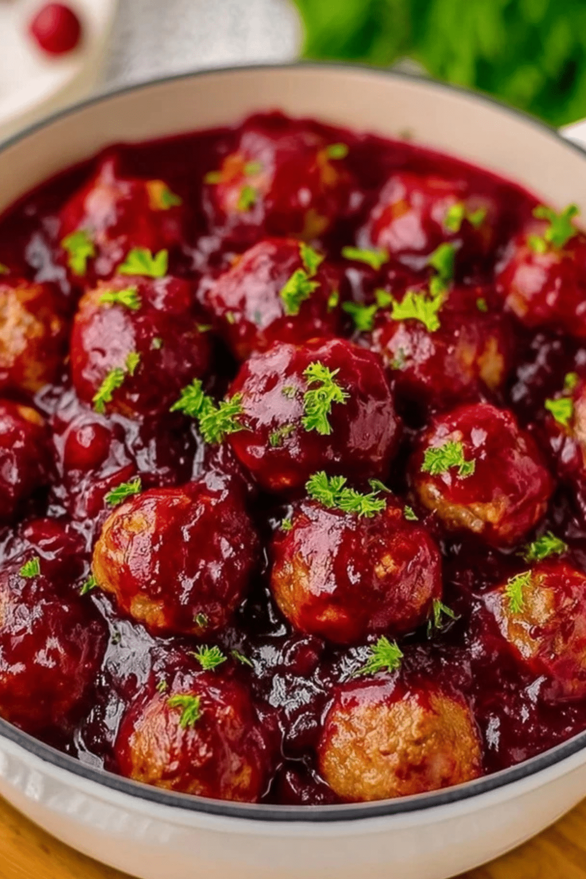 Quick Cranberry Meatballs