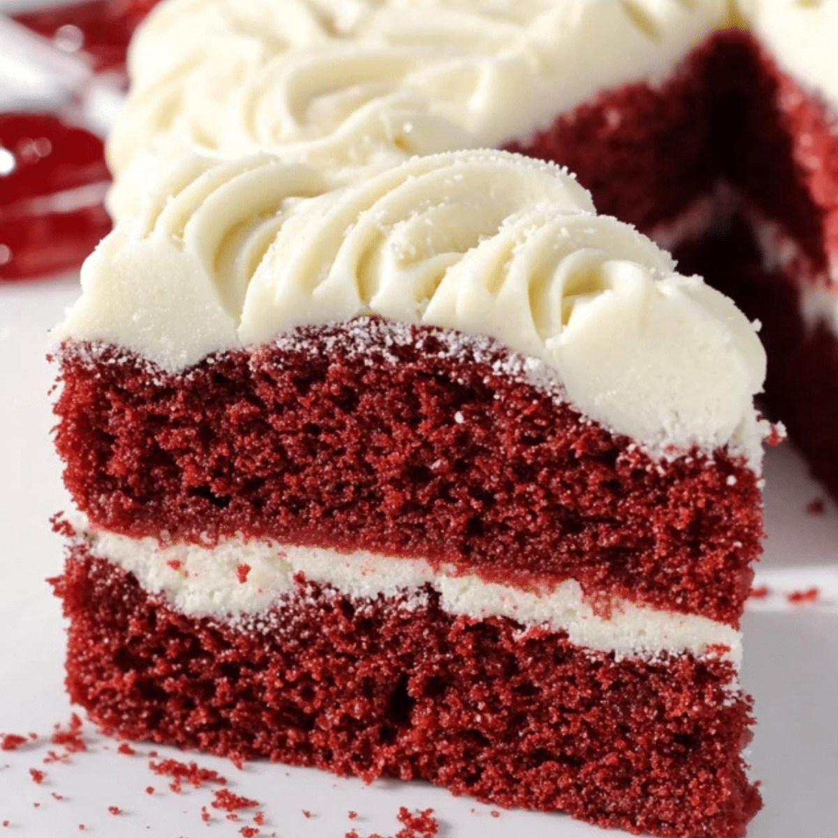 Red Velvet Cake with Cream Cheese Frosting