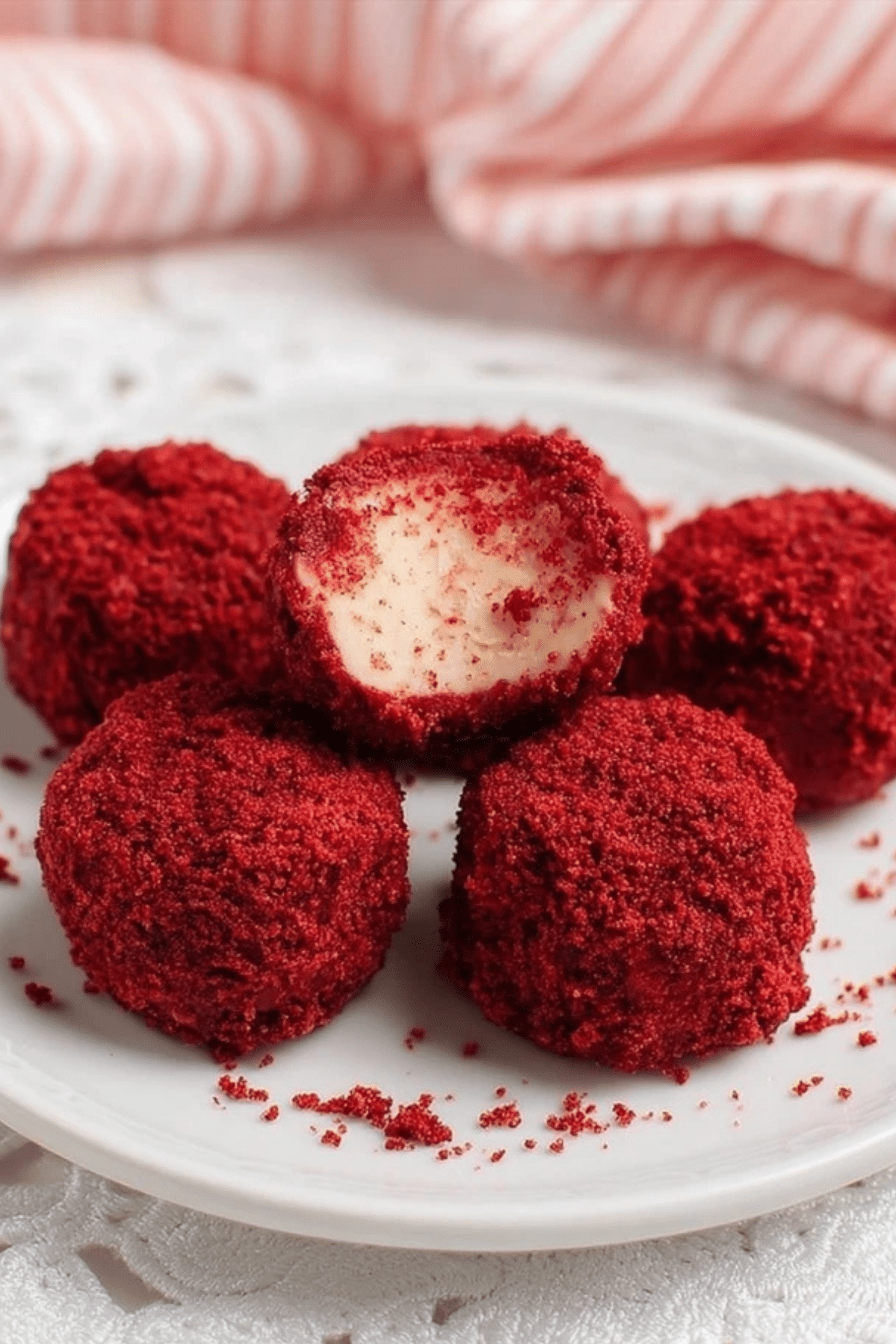 Red Velvet Cheesecake Bites