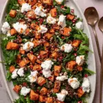 Roasted Sweet Potato Goat Cheese Salad