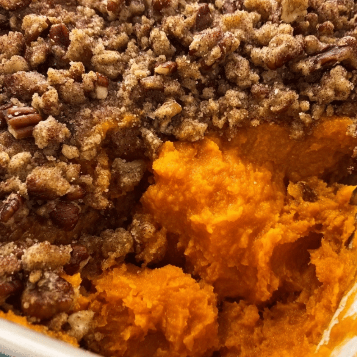 Ruth’s Chris Sweet Potato Casserole with Pecan Topping