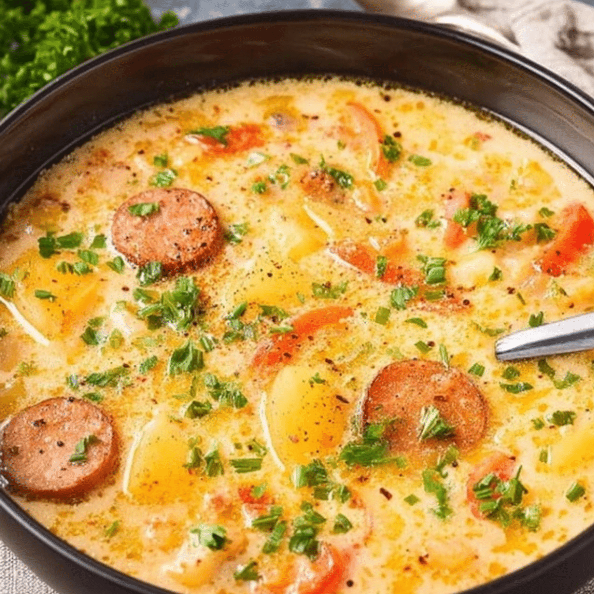 Slow Cooker Cajun Potato Soup