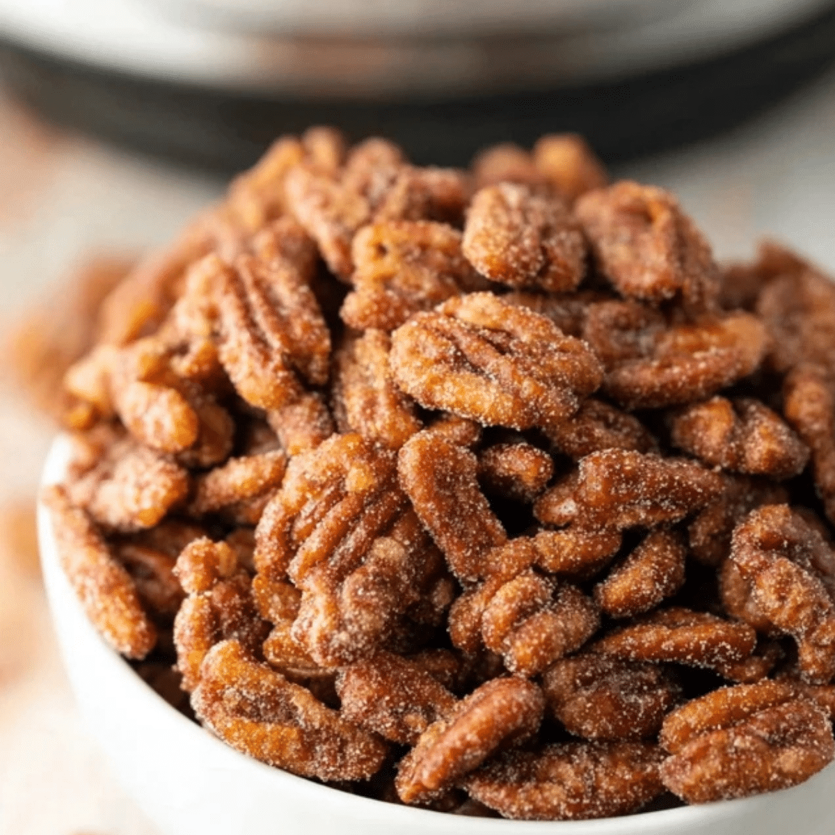 Slow Cooker Candied Pecans