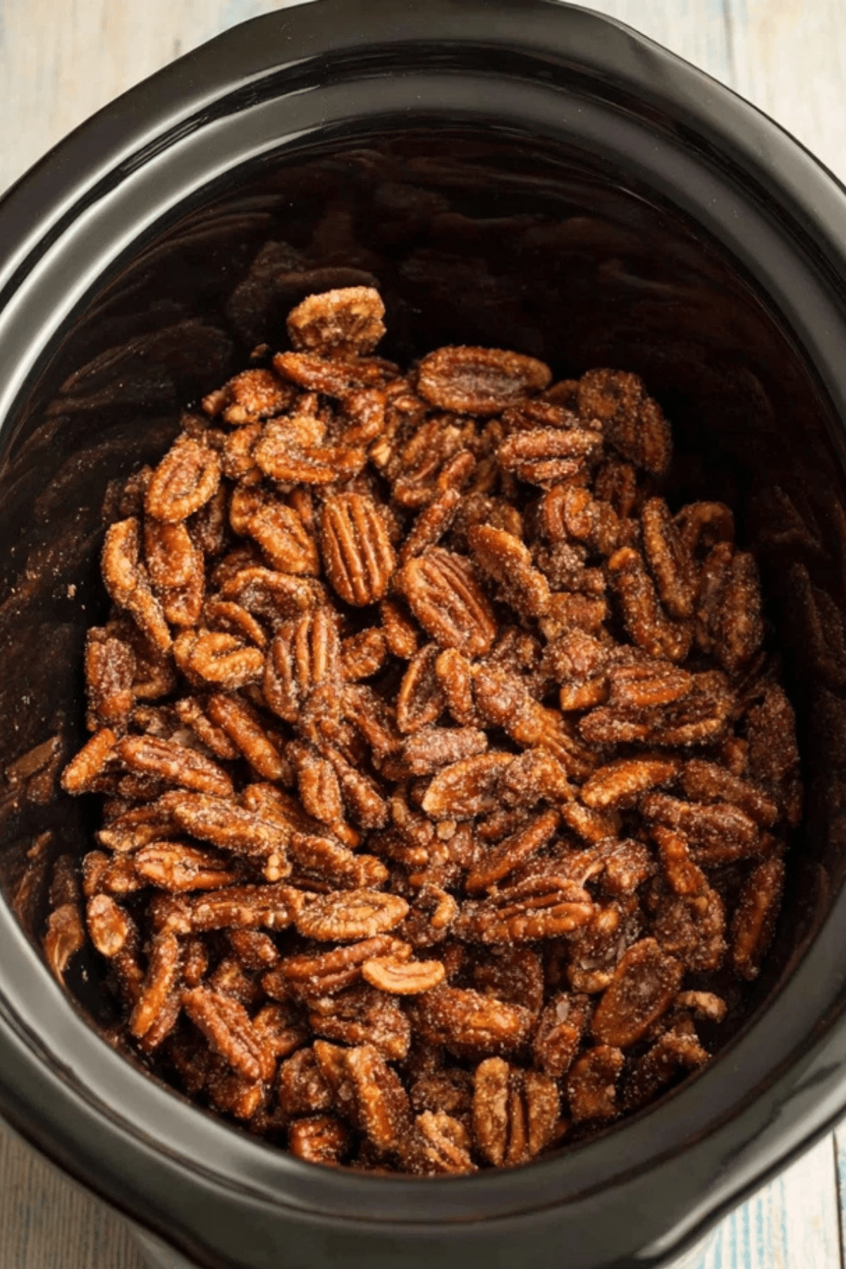 Slow Cooker Candied Pecans
