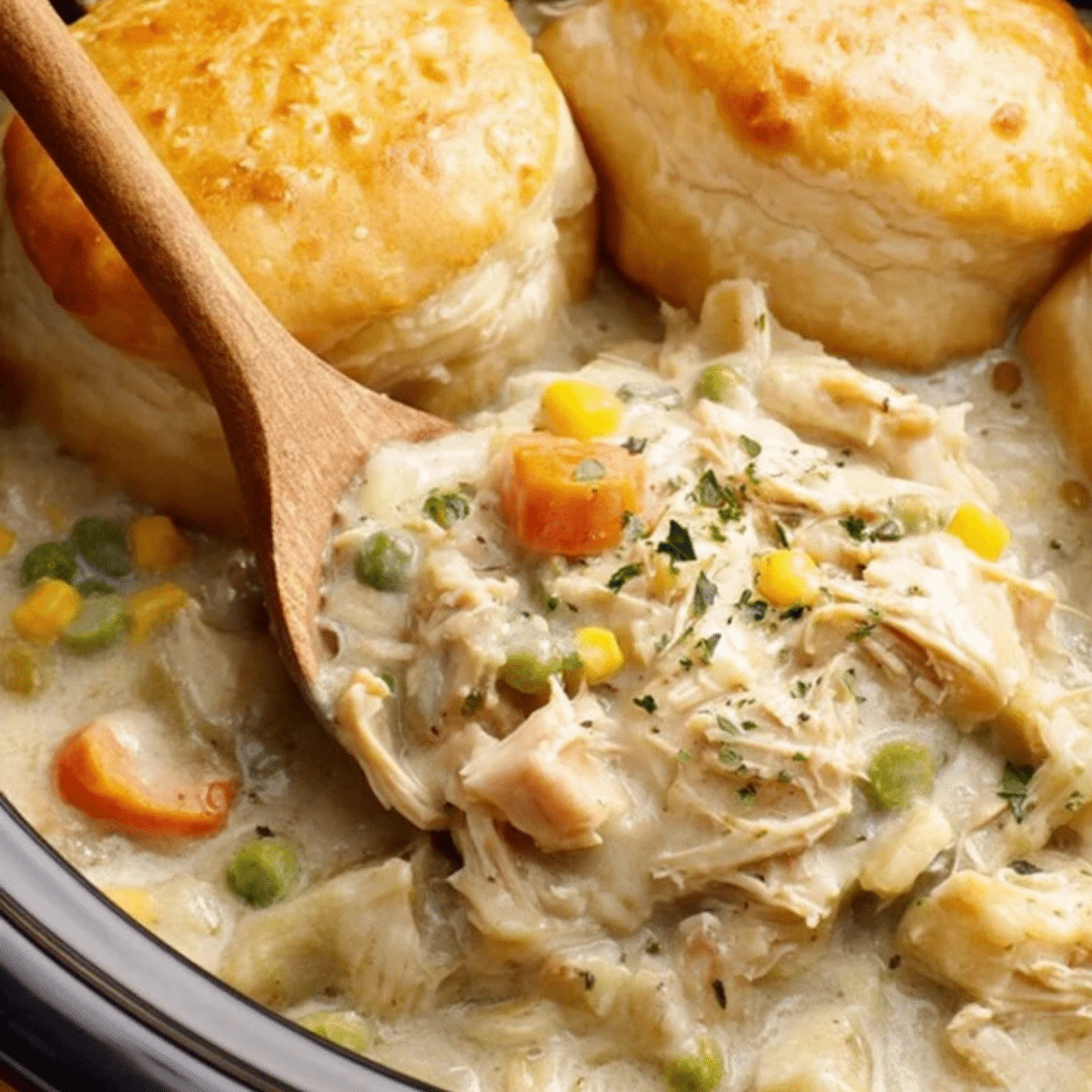 Slow Cooker Chicken Pot Pie