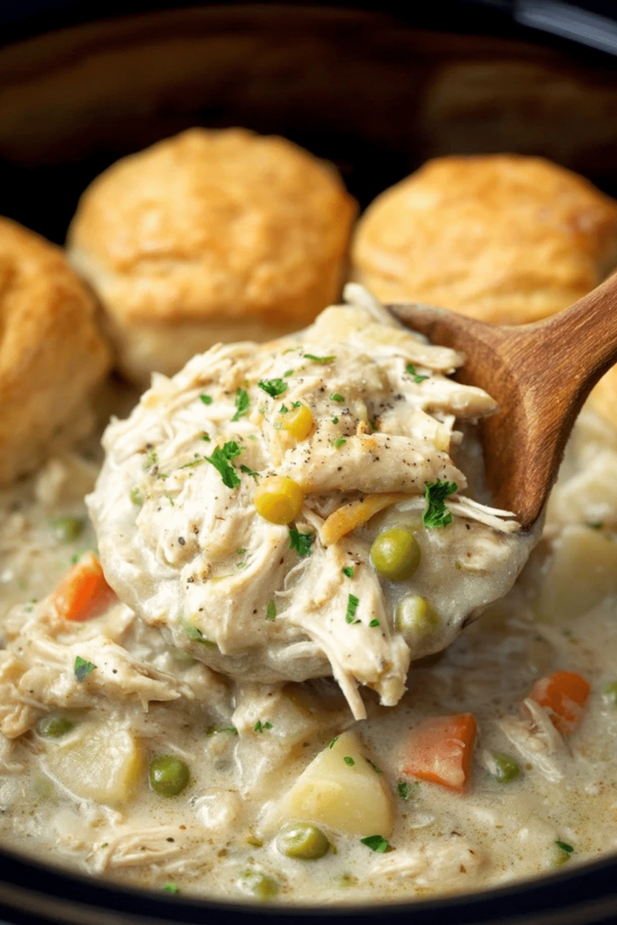 Slow Cooker Chicken Pot Pie