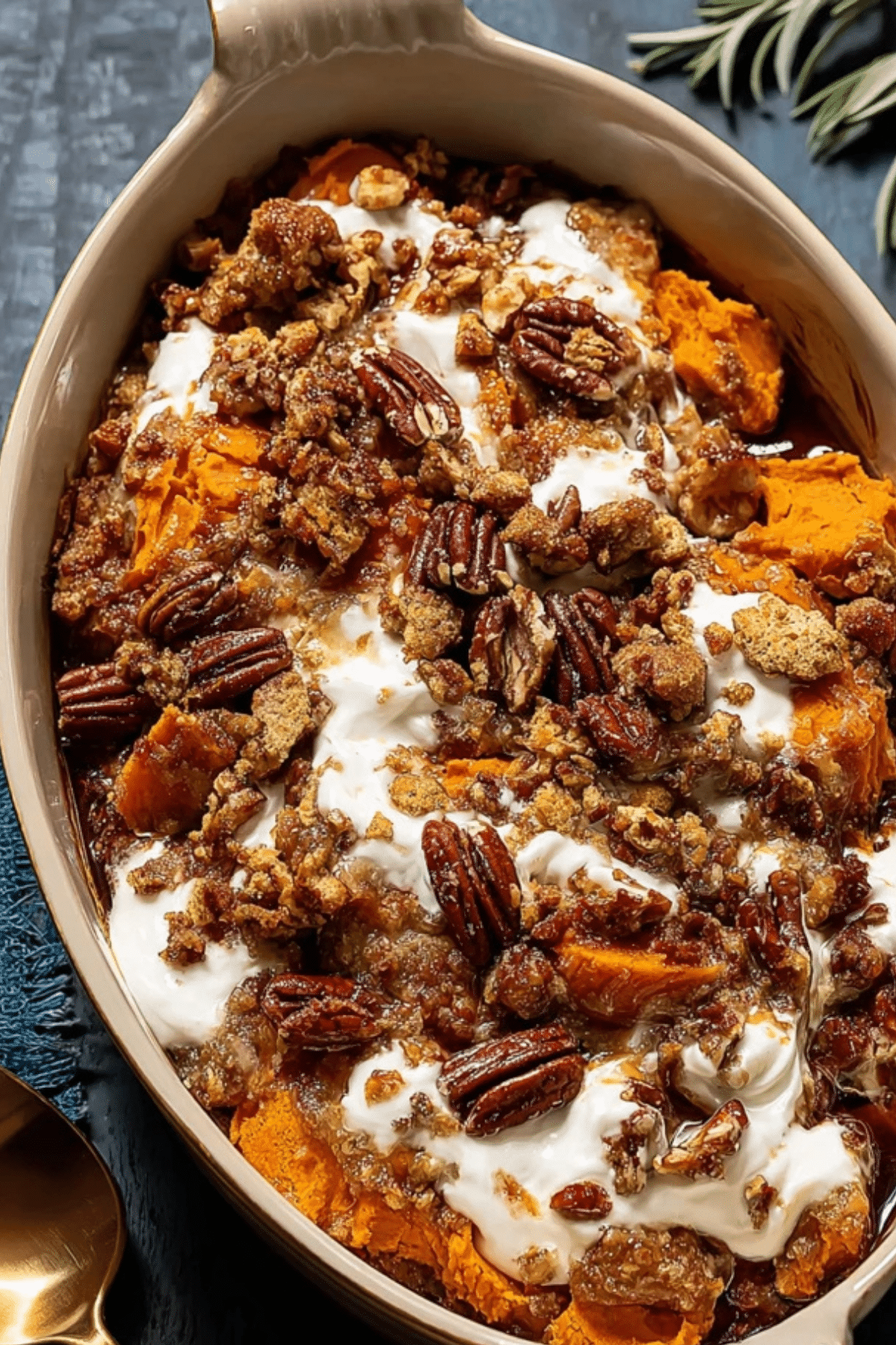 Southern Maple Sweet Potato Casserole