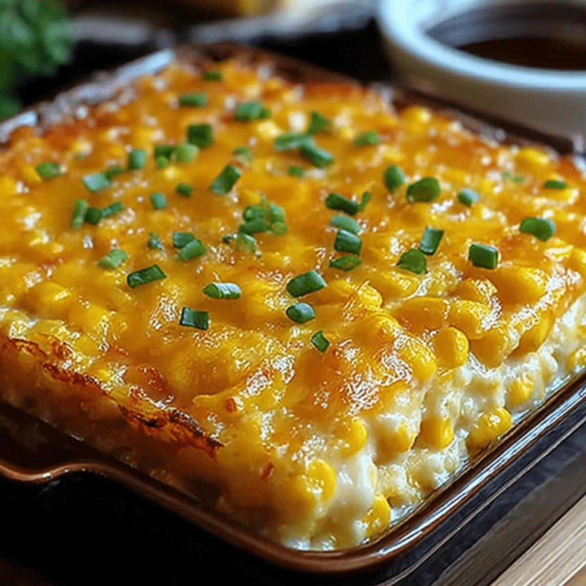 Sweet Harmony Honey Glazed Corn Casserole