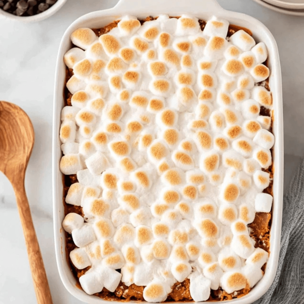 Sweet Potato Casserole with Marshmallows