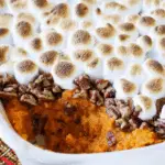 Sweet Potato Casserole with Pecan Topping