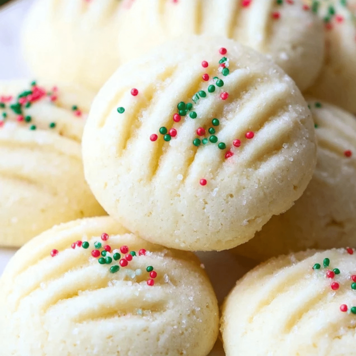 Whipped Shortbread Cookies
