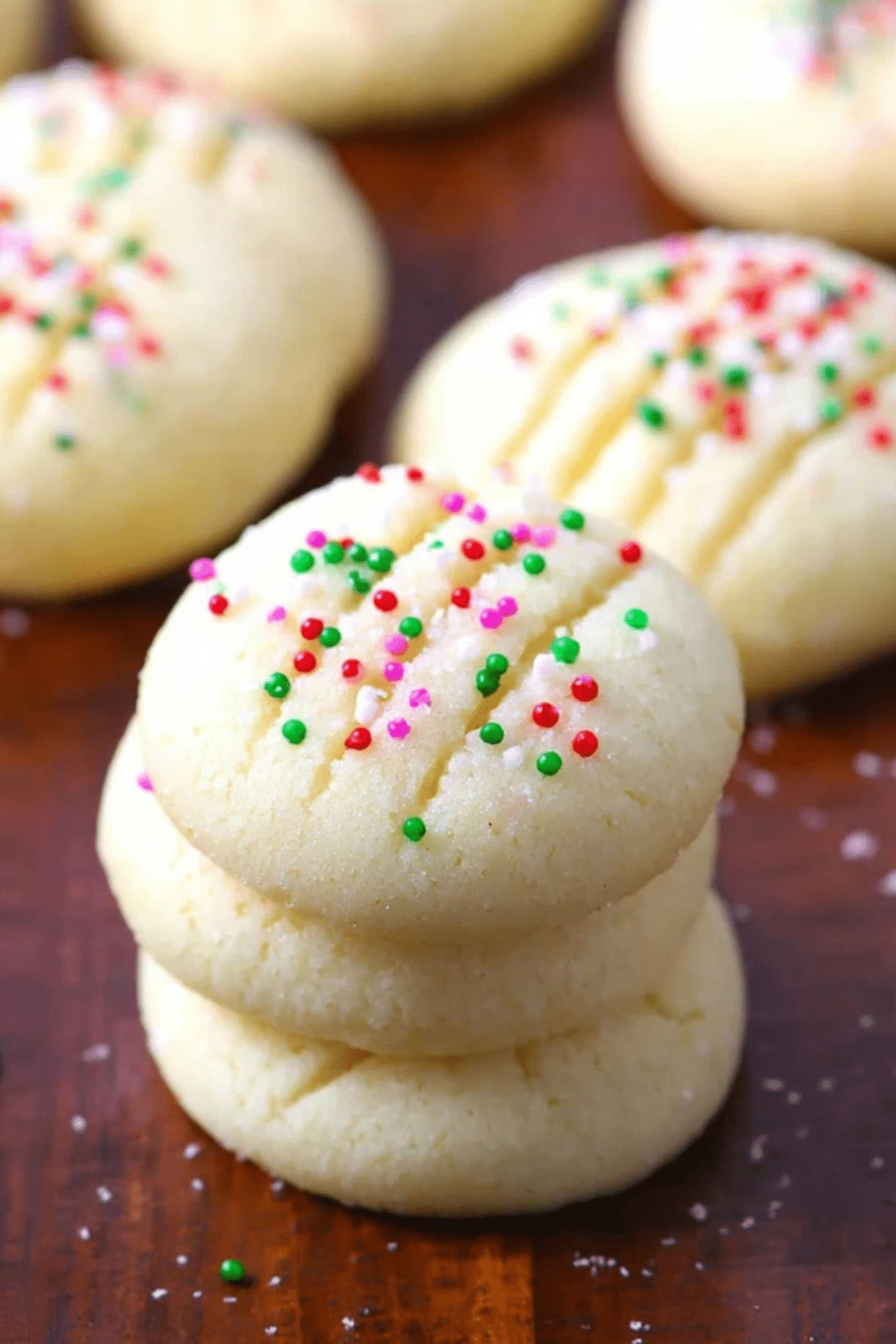 Whipped Shortbread Cookies