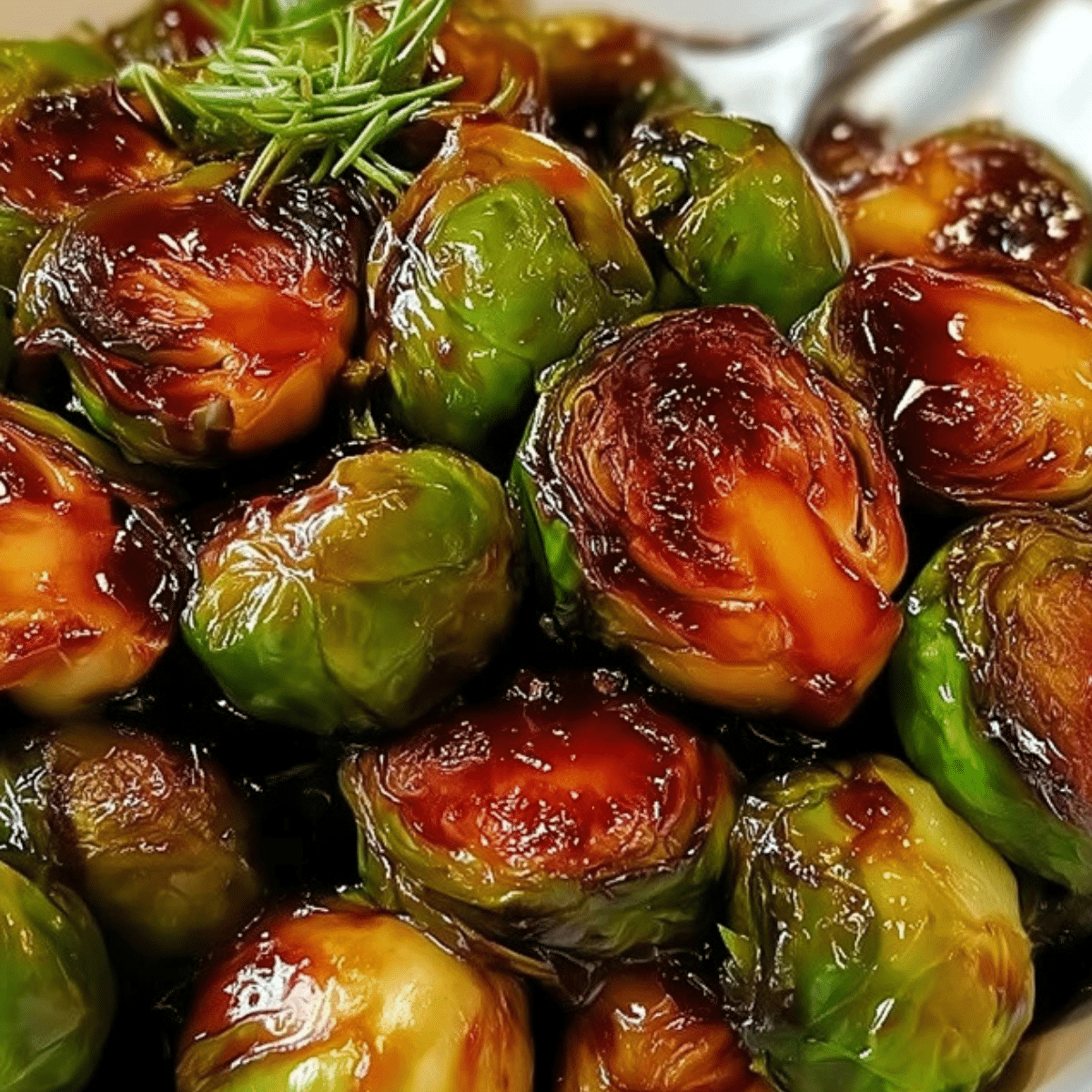 Balsamic Glazed Brussels Sprouts