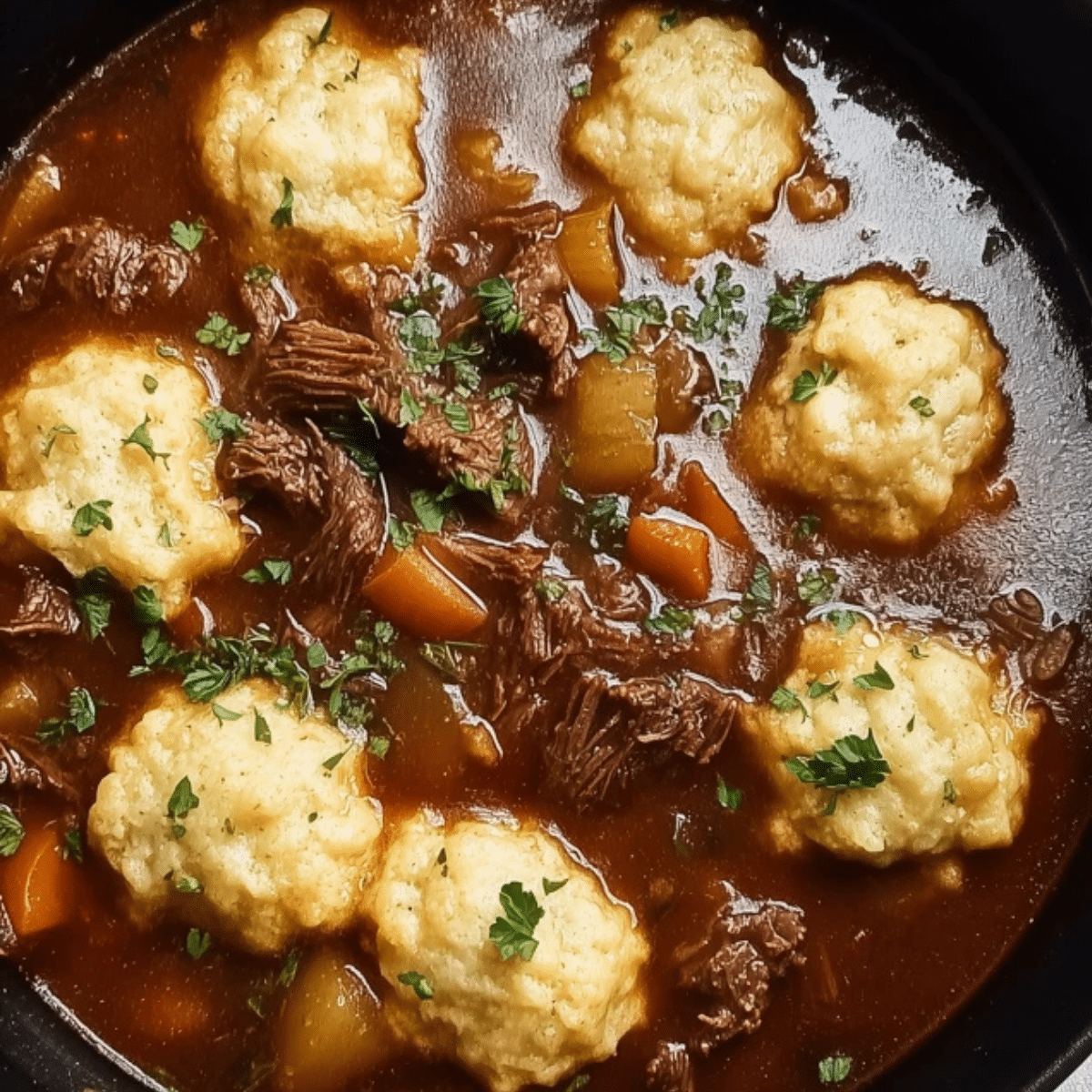 Beef Stew and Dumplings