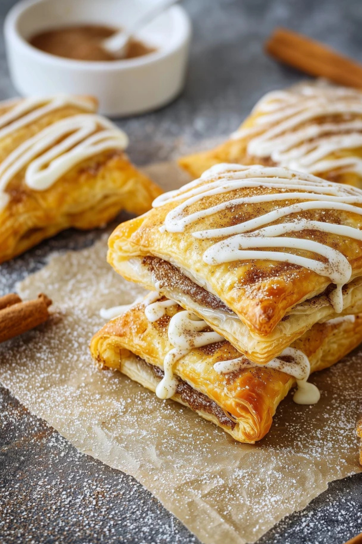 Brown Sugar Cinnamon Puff Pastries