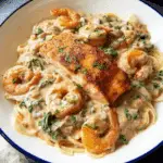 Cajun Salmon and Shrimp