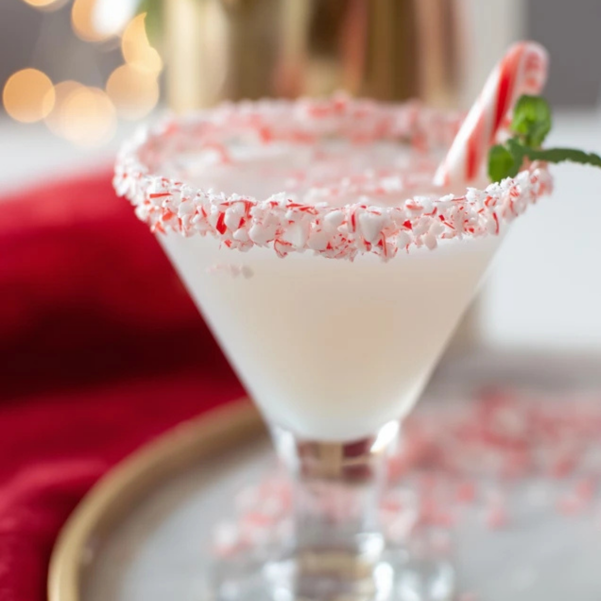 Candy Cane Christmas Mocktails