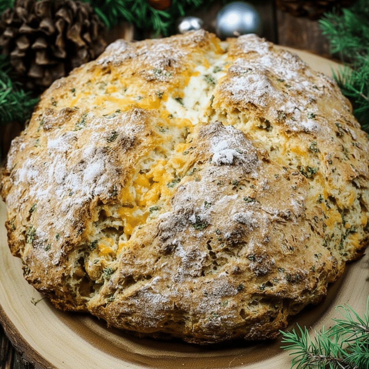 Cheddar and Herb Soda Bread