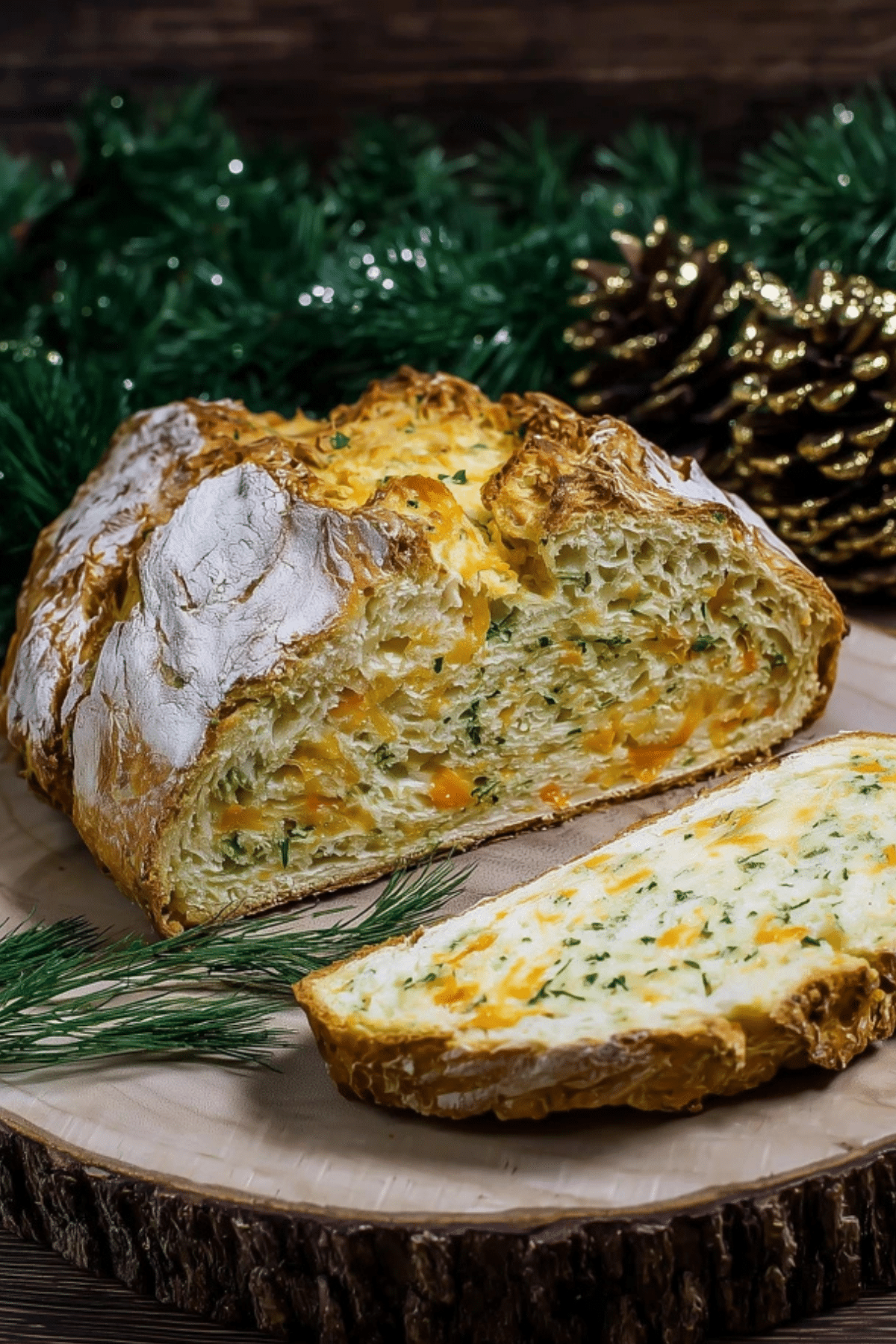 Cheddar and Herb Soda Bread