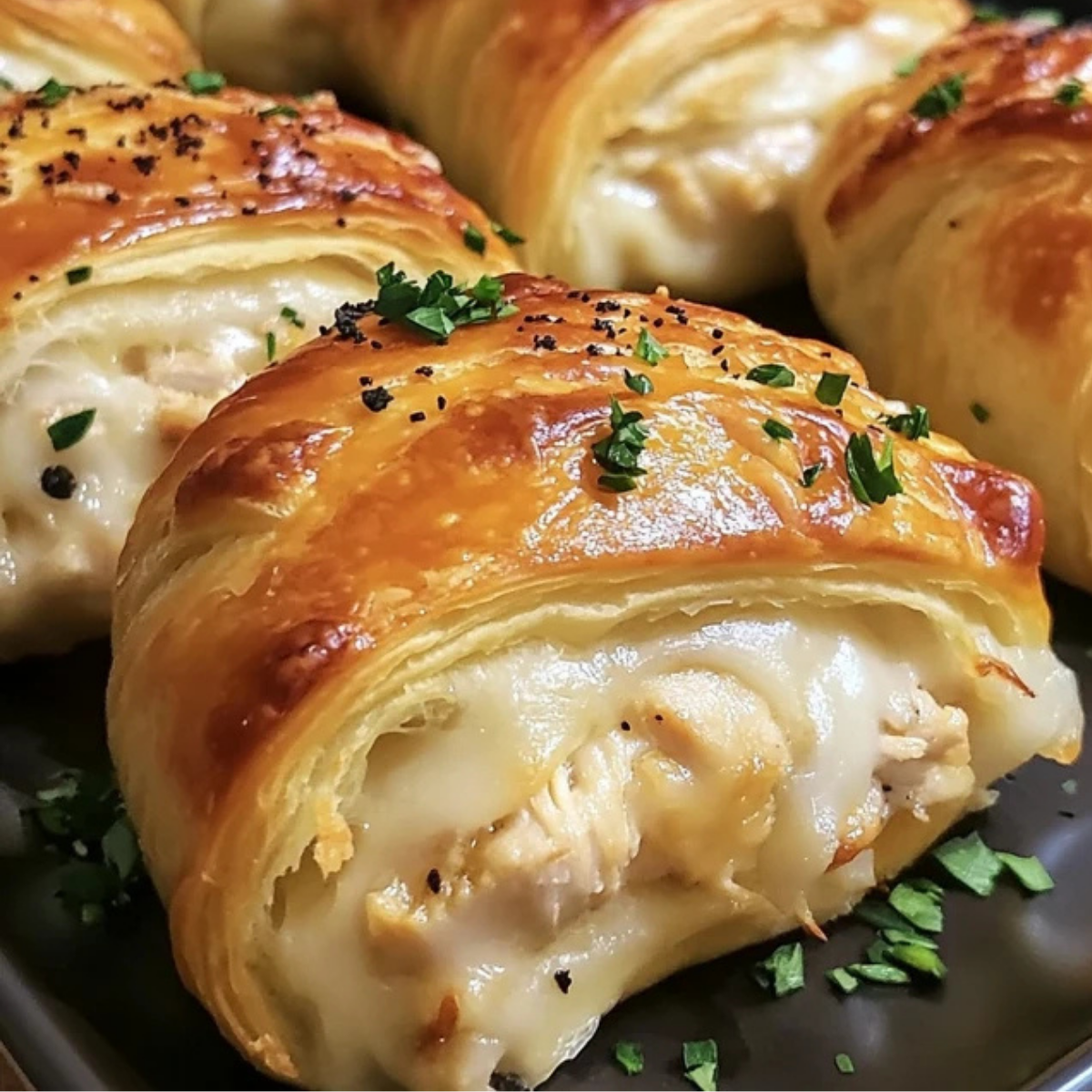 Chicken Stuffed Crescent Rolls