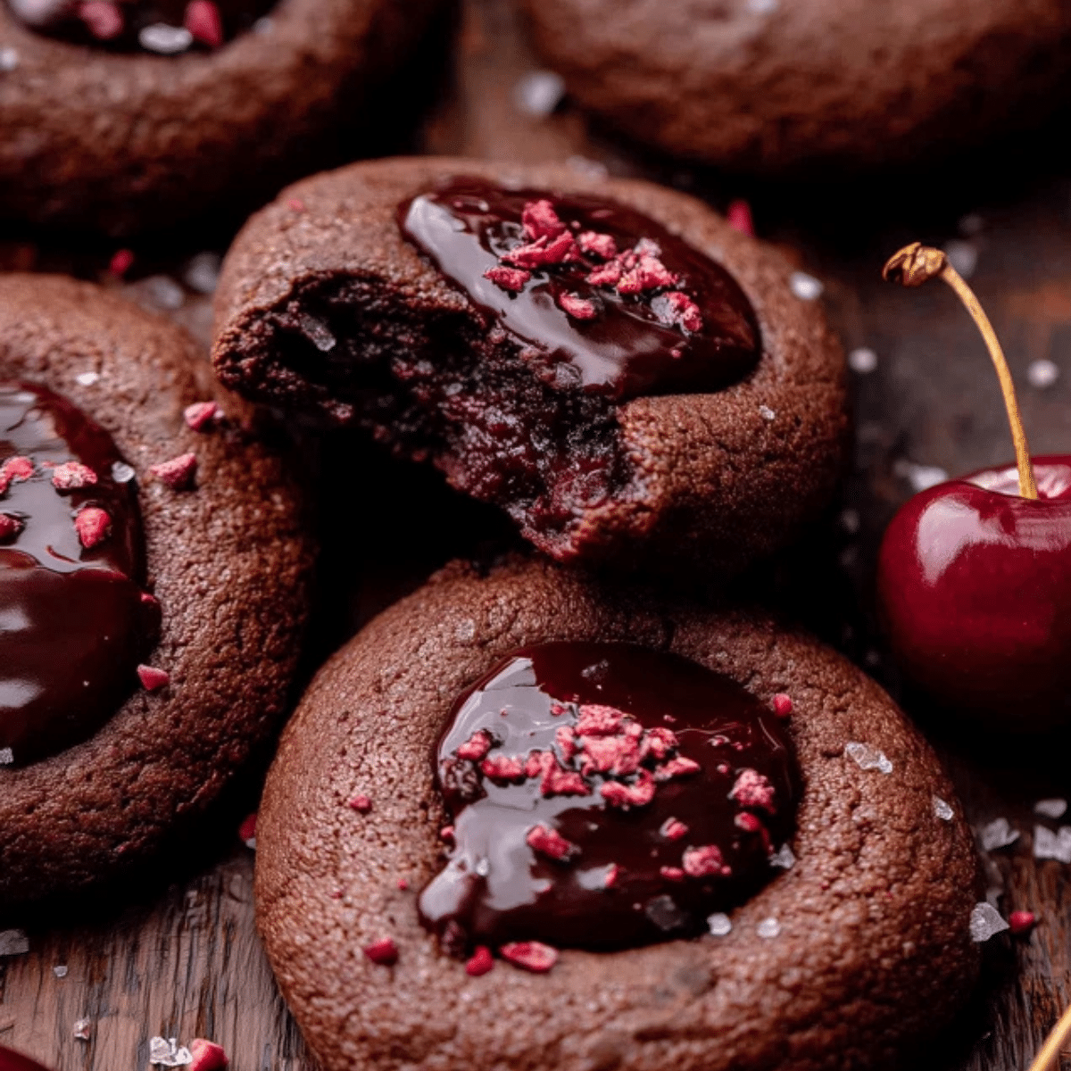 Chocolate Cherry Cookies