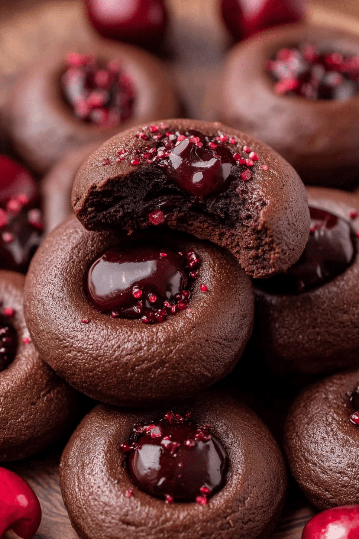 Chocolate Cherry Cookies