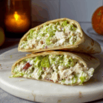 Chopped Chicken Caesar Salad Wrap