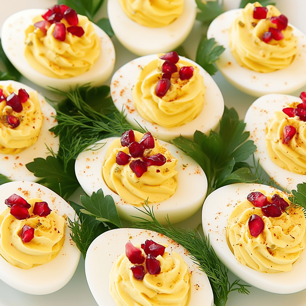 Christmas Deviled Eggs