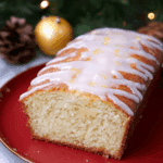 Christmas Eggnog Bread with Rum Glaze