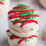 Christmas Tree Cake Macarons