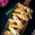 Cranberry and Brie Filo Crackers
