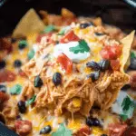 Crockpot Chicken Enchilada Casserole
