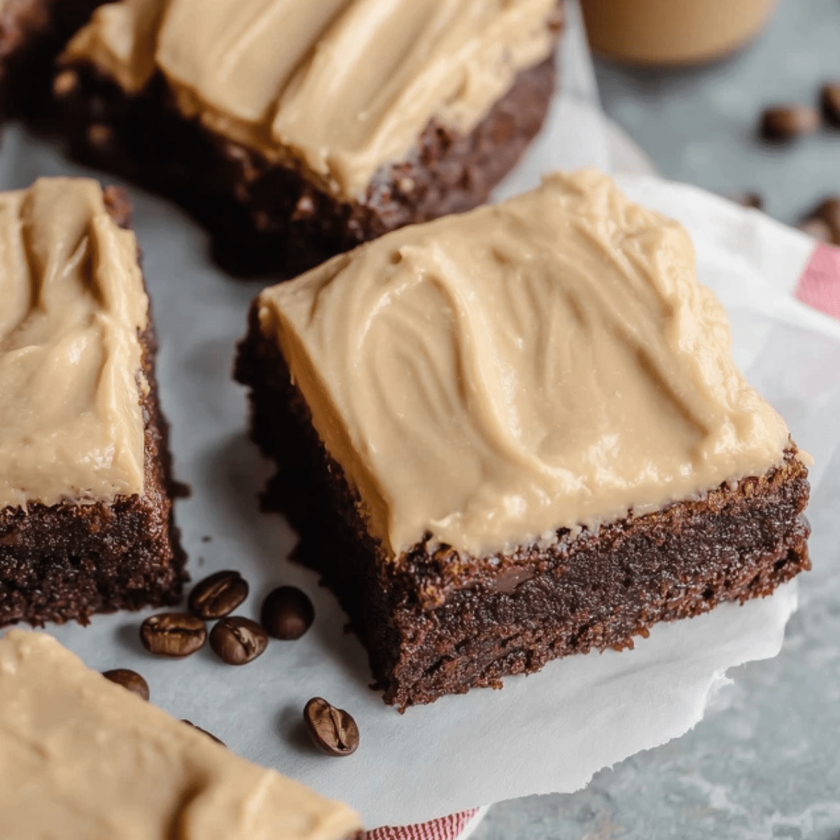 Frosted Coffee Brownies