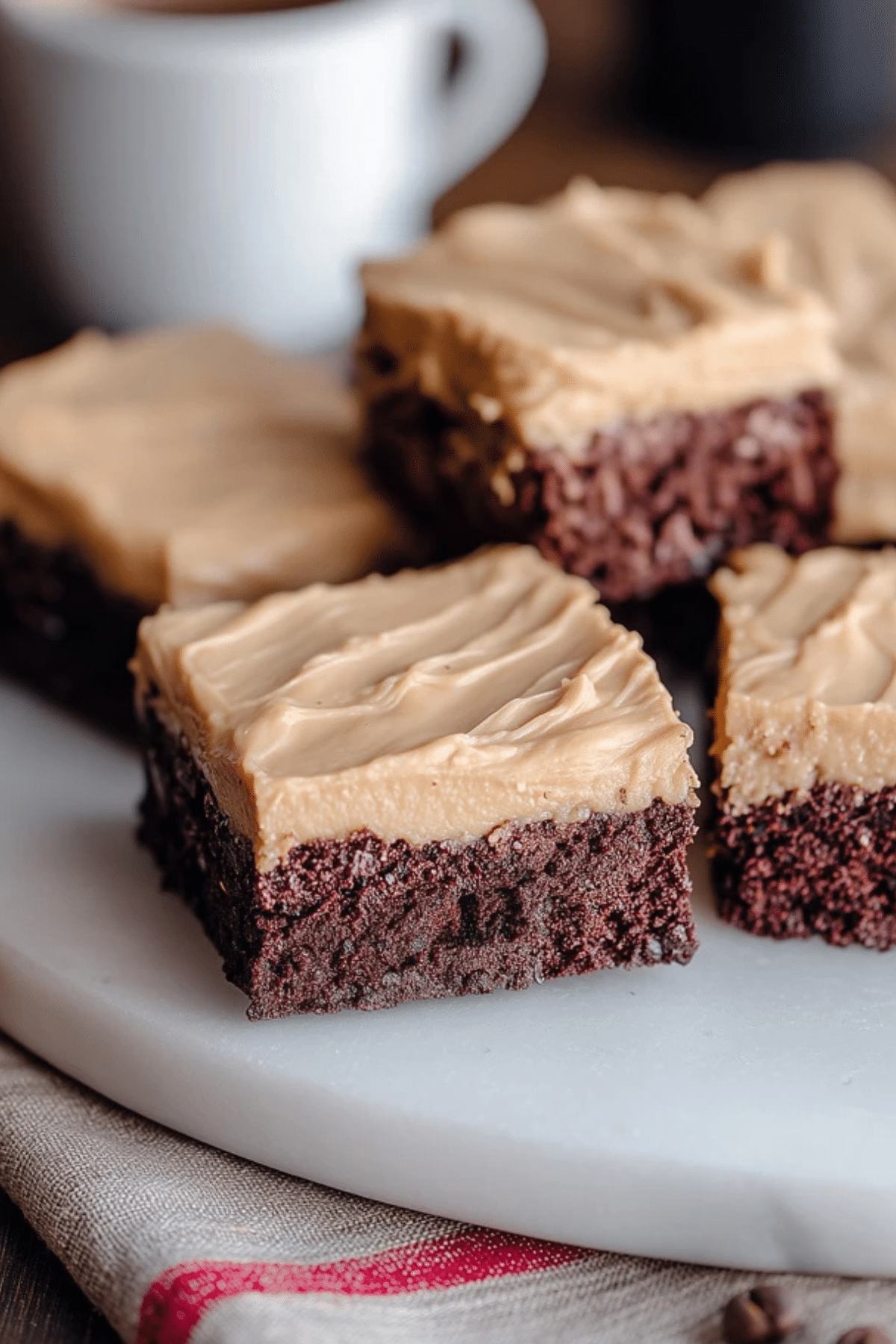 Frosted Coffee Brownies