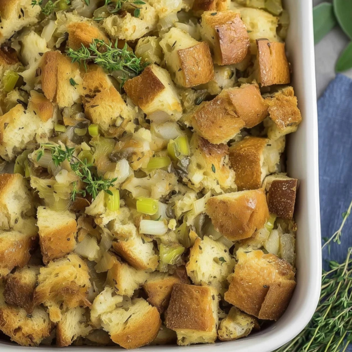 Homemade Traditional Bread Stuffing