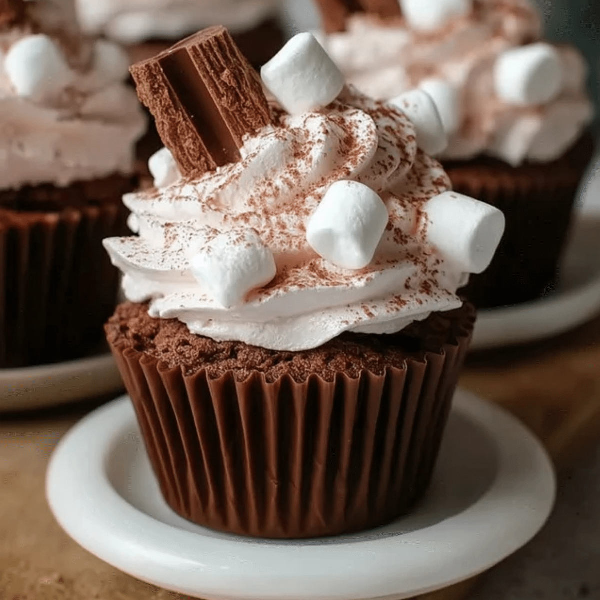 Hot Chocolate Cupcakes