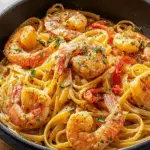 Jamaican Shrimp Pasta