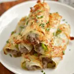 Keto Philly Cheesesteak Roll Ups